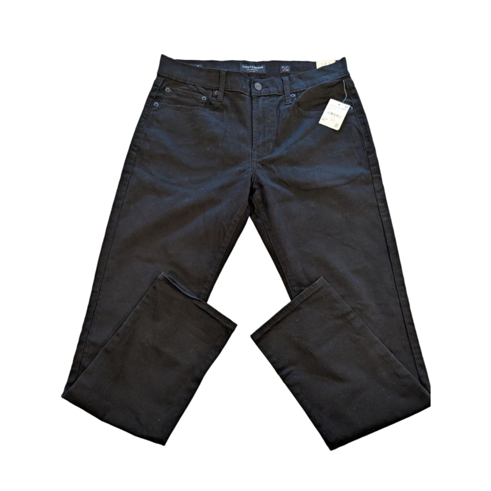 Men's Lucky Brand Slim Straight Jeans Waist 31 Black New